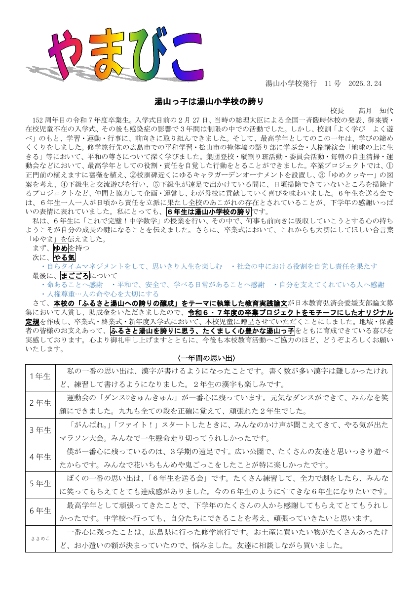 やまびこ　第11号　 .pdfの1ページ目のサムネイル
